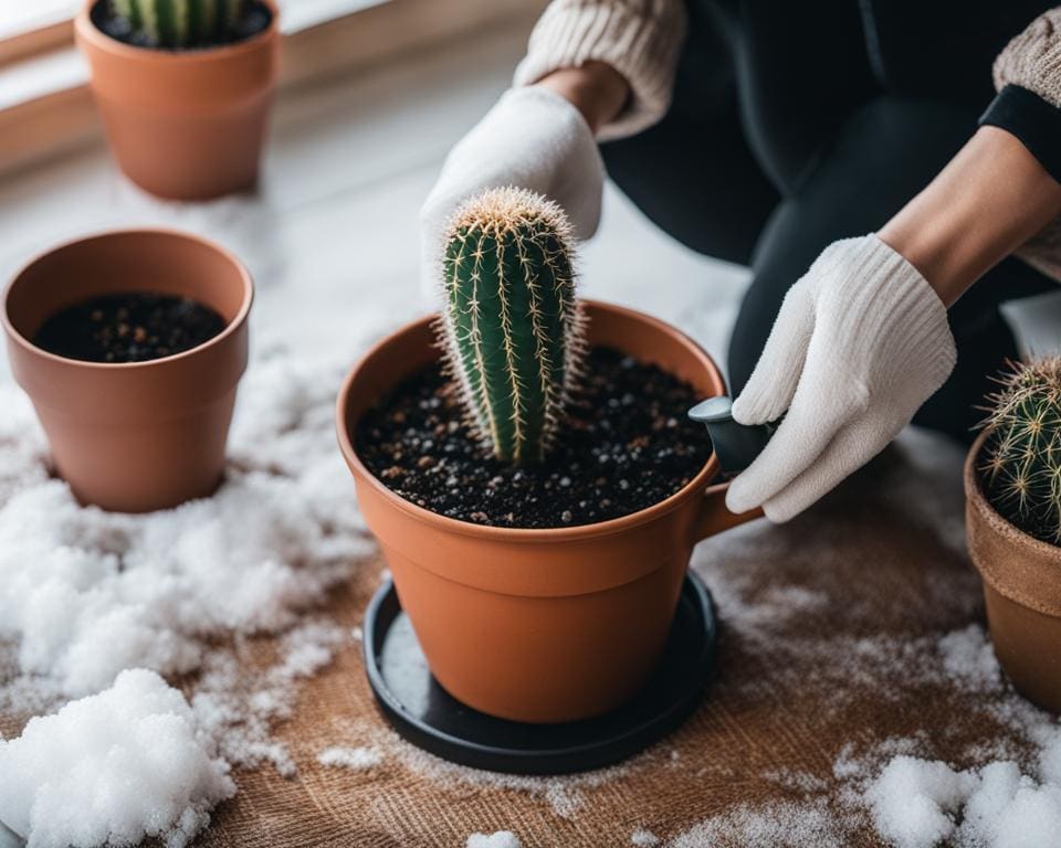 cactus water geven in de winter