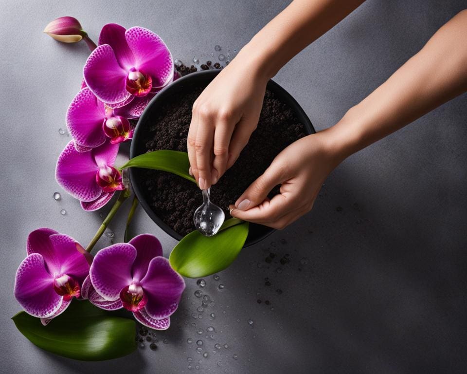 hoe een orchidee water geven