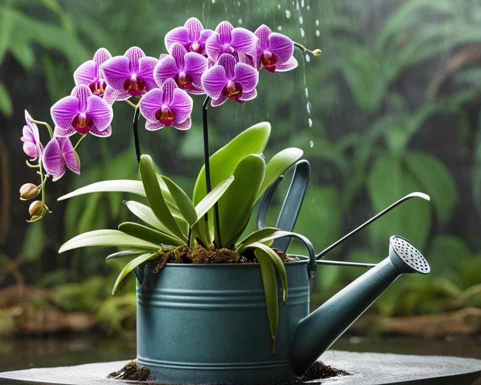 hoe geef je een orchidee water
