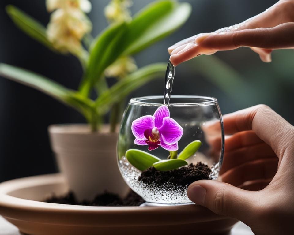 hoe geef je orchideeën water