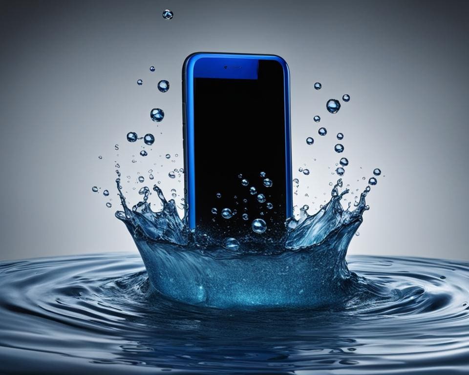 hoe haal je water uit je telefoon