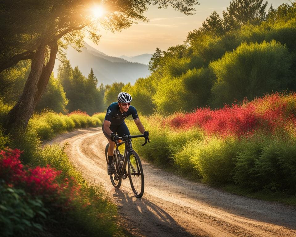 offroad fietsen in Belgische natuur