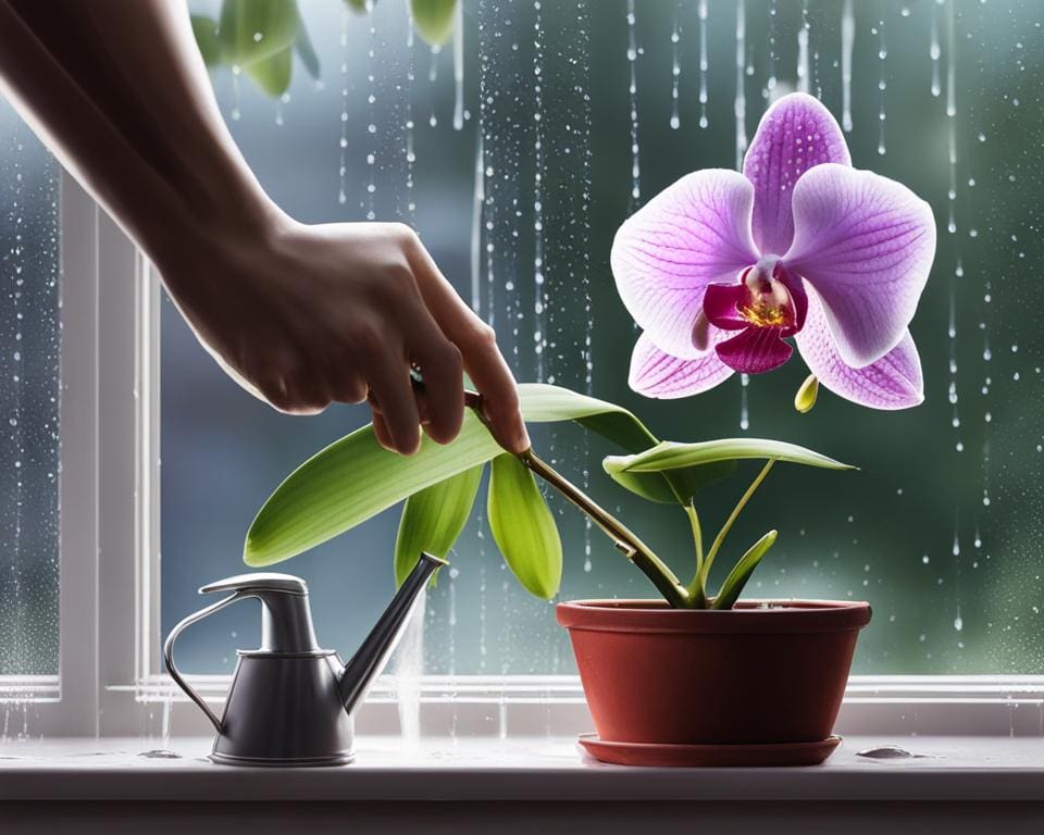 orchidee water geven