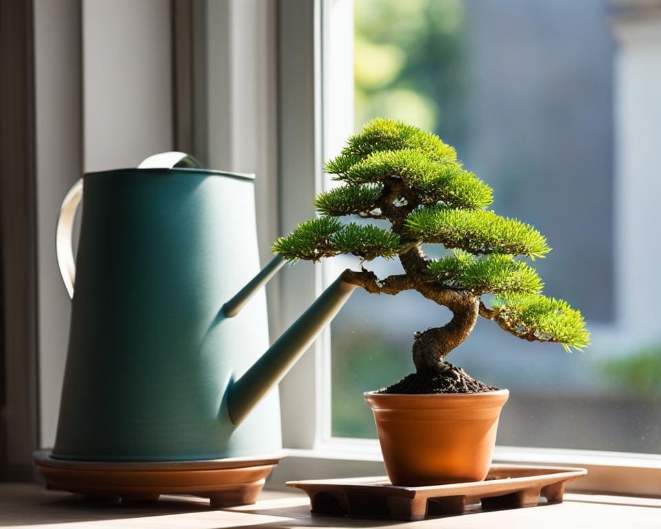 bonsai planten water geven