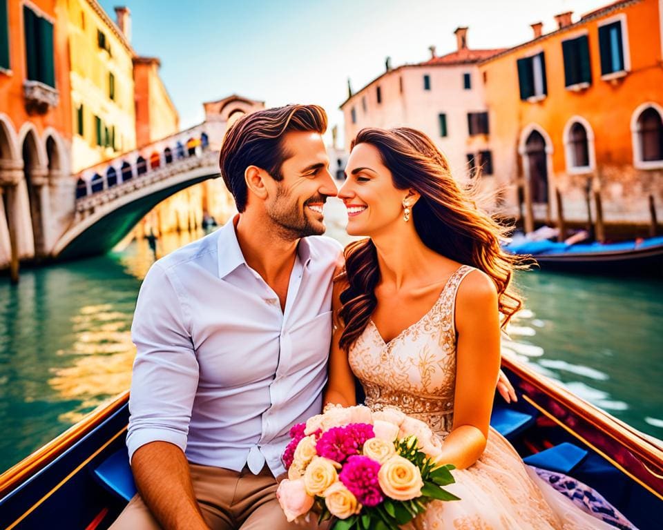 Romantische boottocht in Venetië