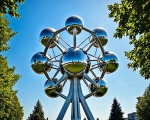 Bezoek het beroemde Atomium in Brussel, België