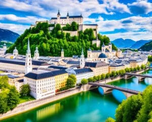 Verken de historische stad Salzburg, Oostenrijk