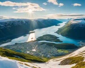De spectaculaire natuur van het Noorse Tromsø