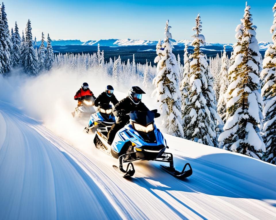 De Beste Sneeuwscooterroutes in Finland