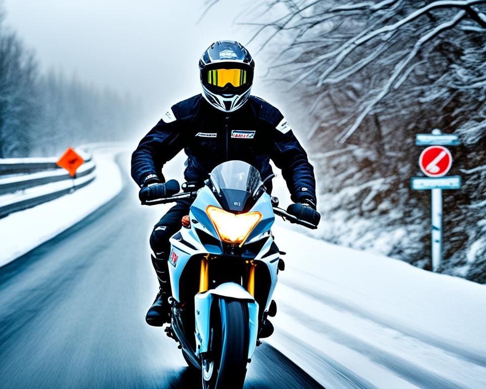 Motorrijden in de winter: veiligheid en voorbereiding