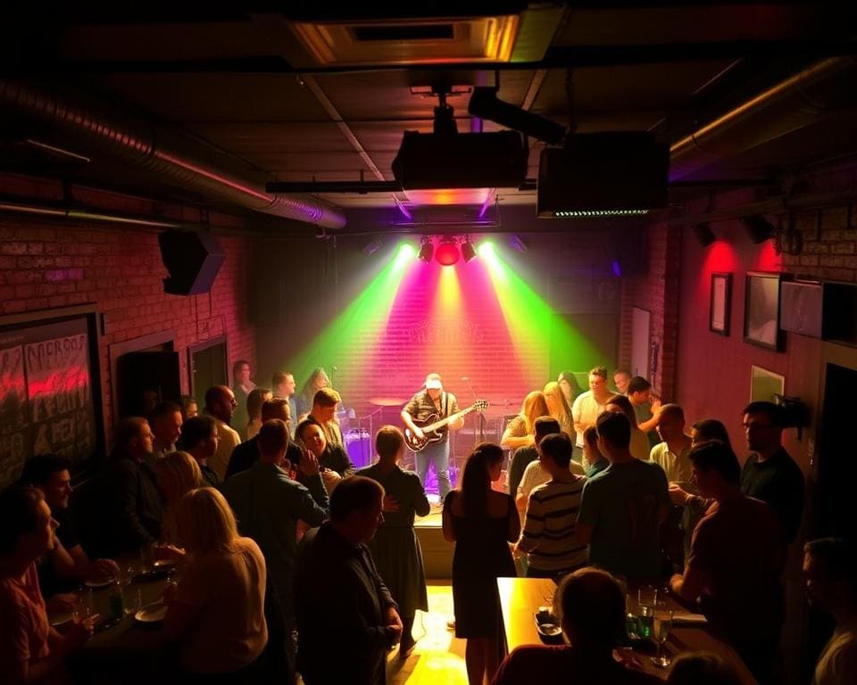 Bezoek een muziekavond met live optredens in een verborgen club