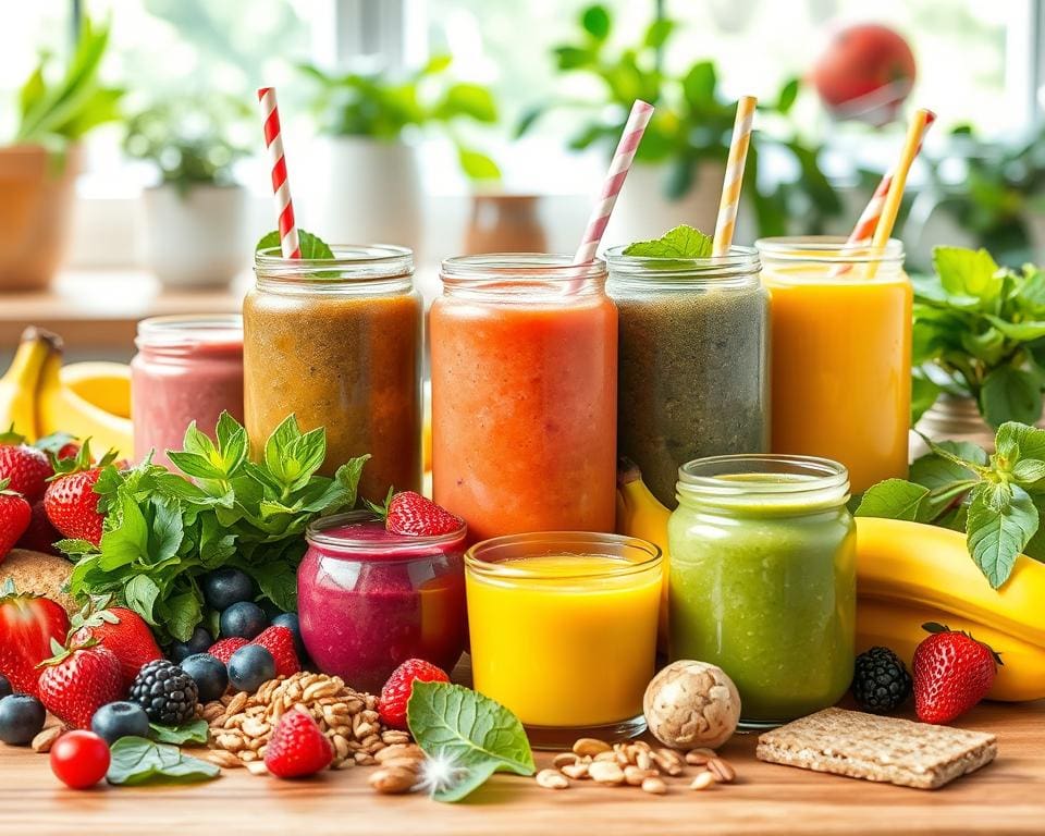 Boost je energie met gezonde smoothies en snacks