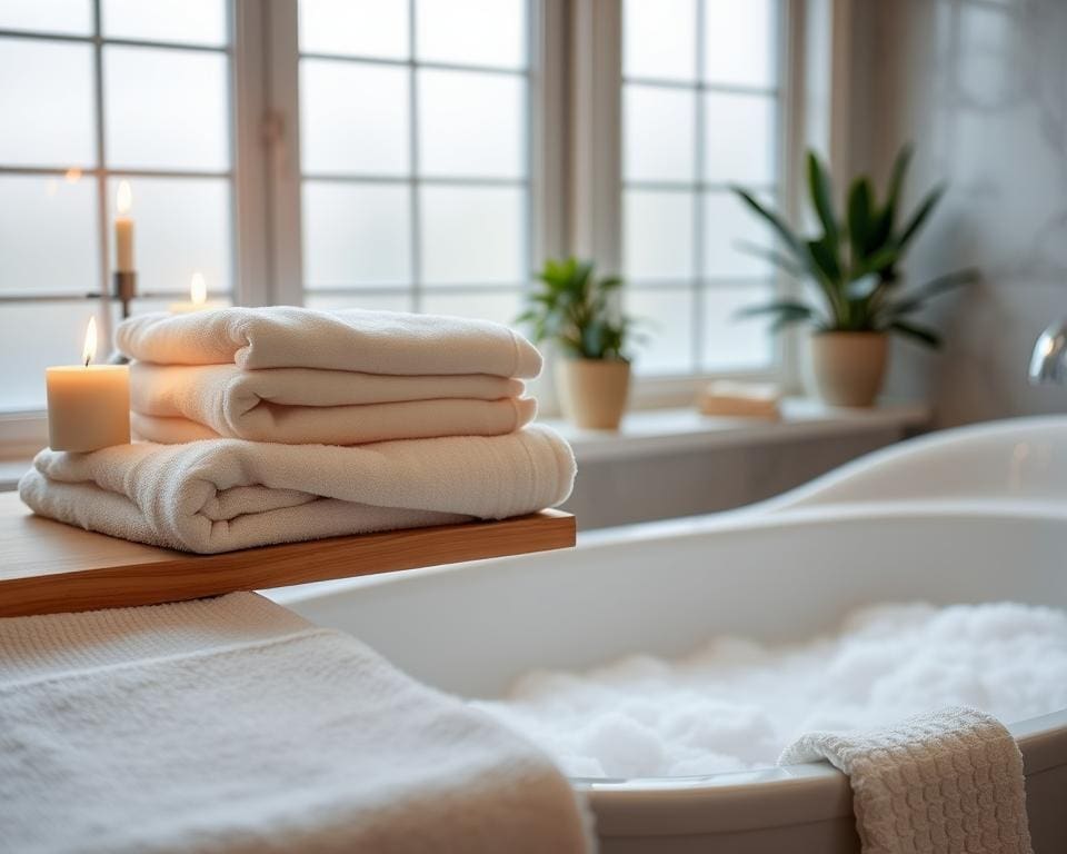 Luxe handdoeken voor een spa-ervaring thuis