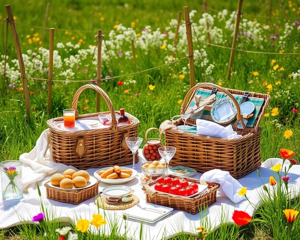 Luxe picknickmanden voor zomerse uitjes