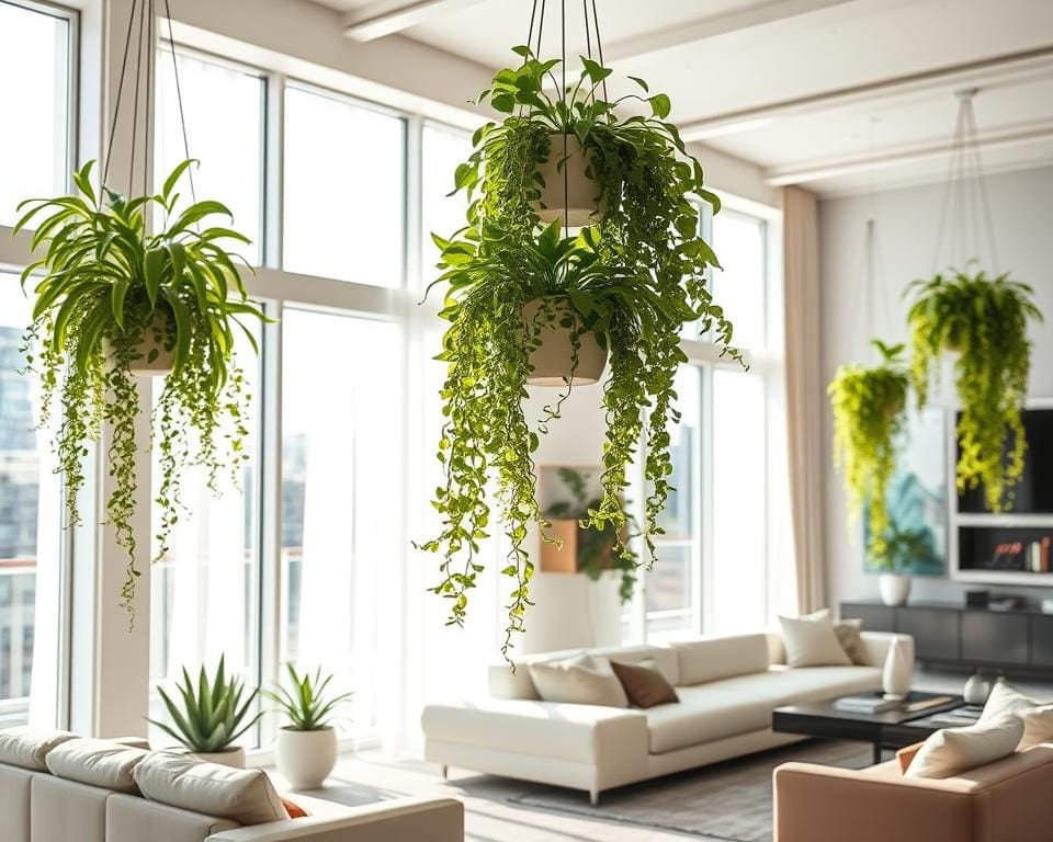 Moderne hangplanten voor een groen en stijlvol huis