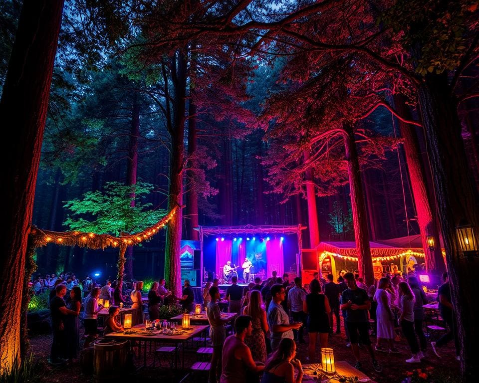 Muziek in het bos