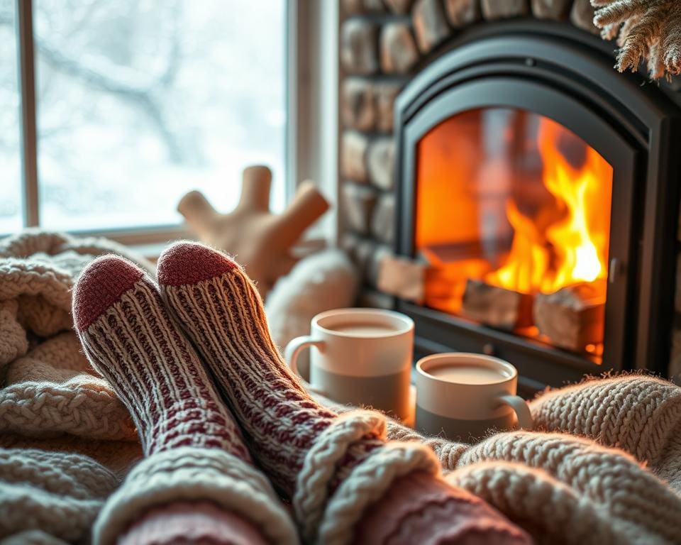 Warme sokken voor koude winternachten