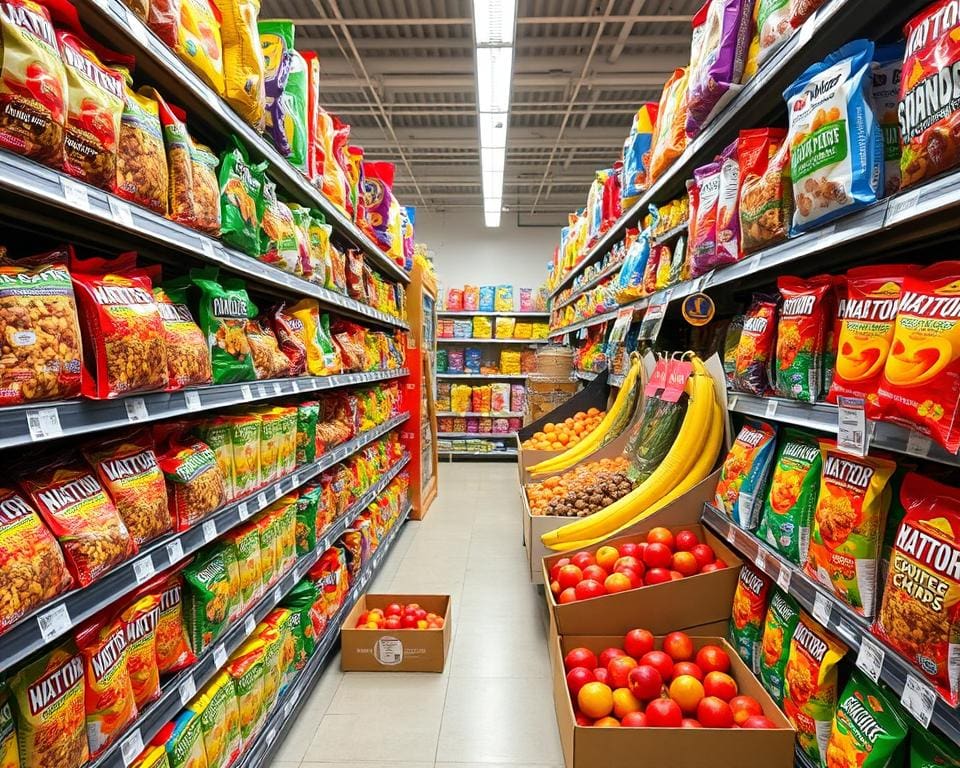 gezonde tussendoortjes in de supermarkt