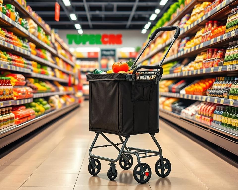 handige trolley voor supermarkt