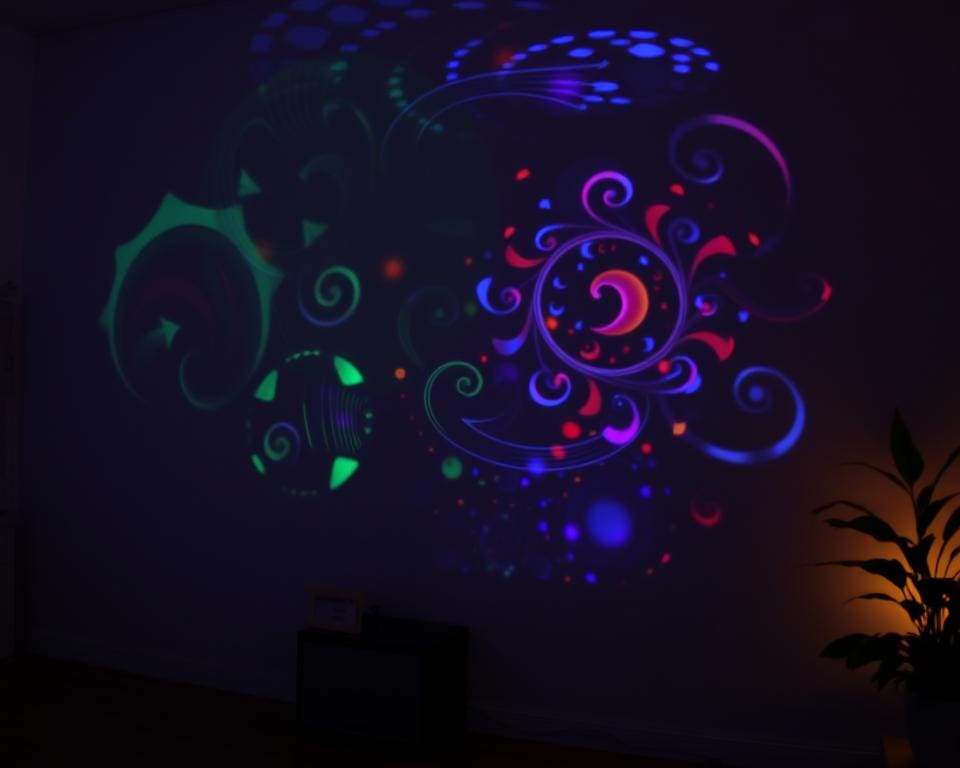 lichtprojector met patronen