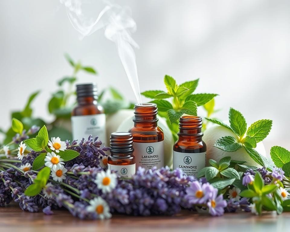 natuurlijke kruiden en aromatherapie voor stressverlichting