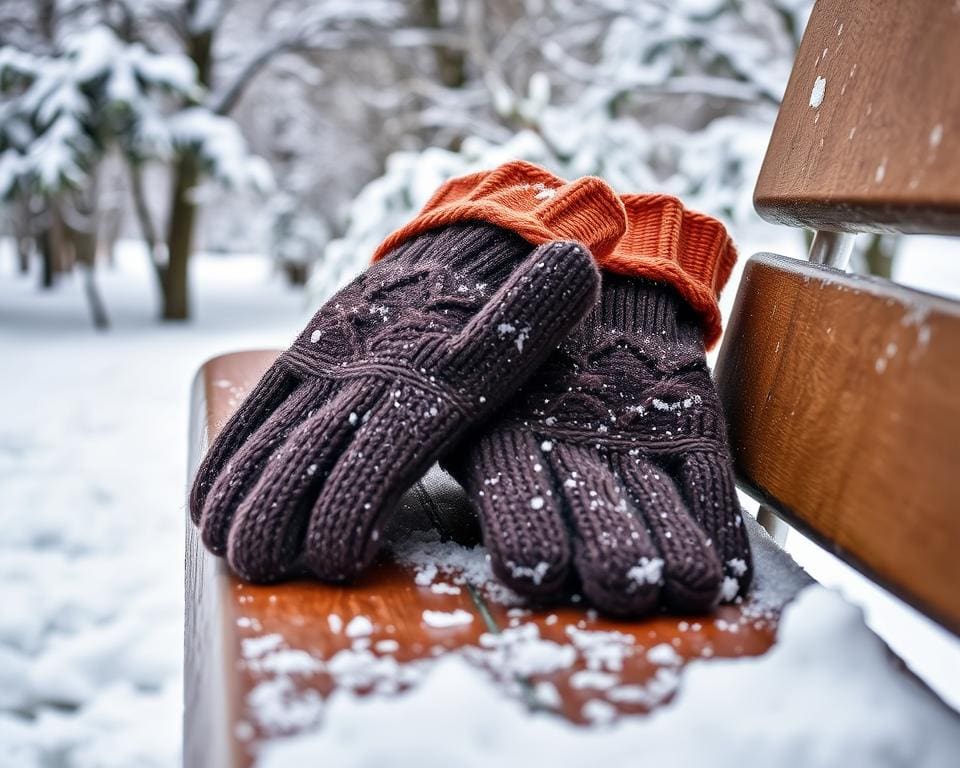 warme handschoenen voor buitenactiviteiten in de kou