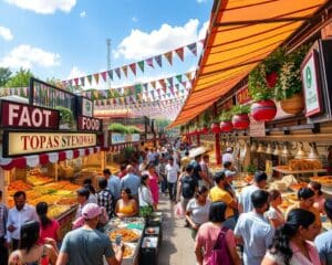 Ga naar een foodfestival met wereldse smaken en flair