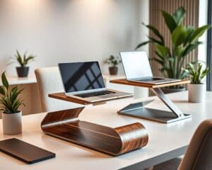 Luxe laptopstandaards voor een ergonomische werkplek