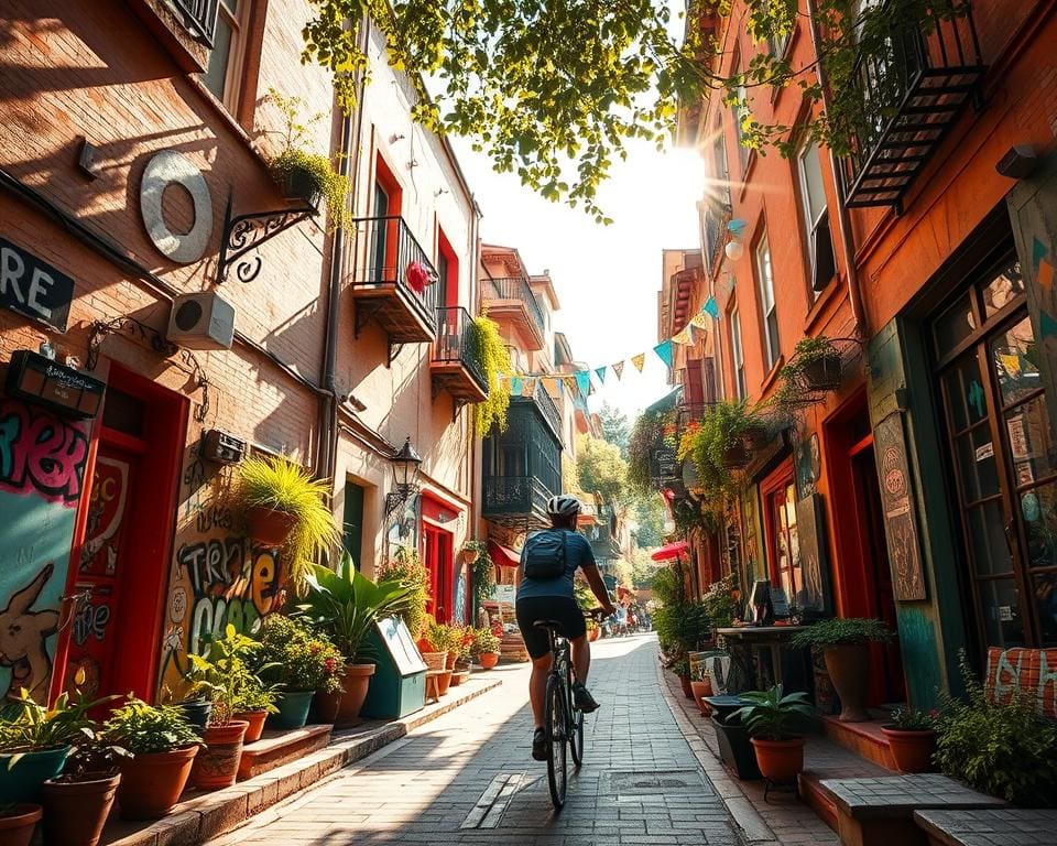 Ontdek verborgen parels tijdens een fietstocht door de stad