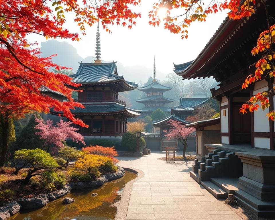 Reizen naar de iconische tempels van Kyoto, Japan