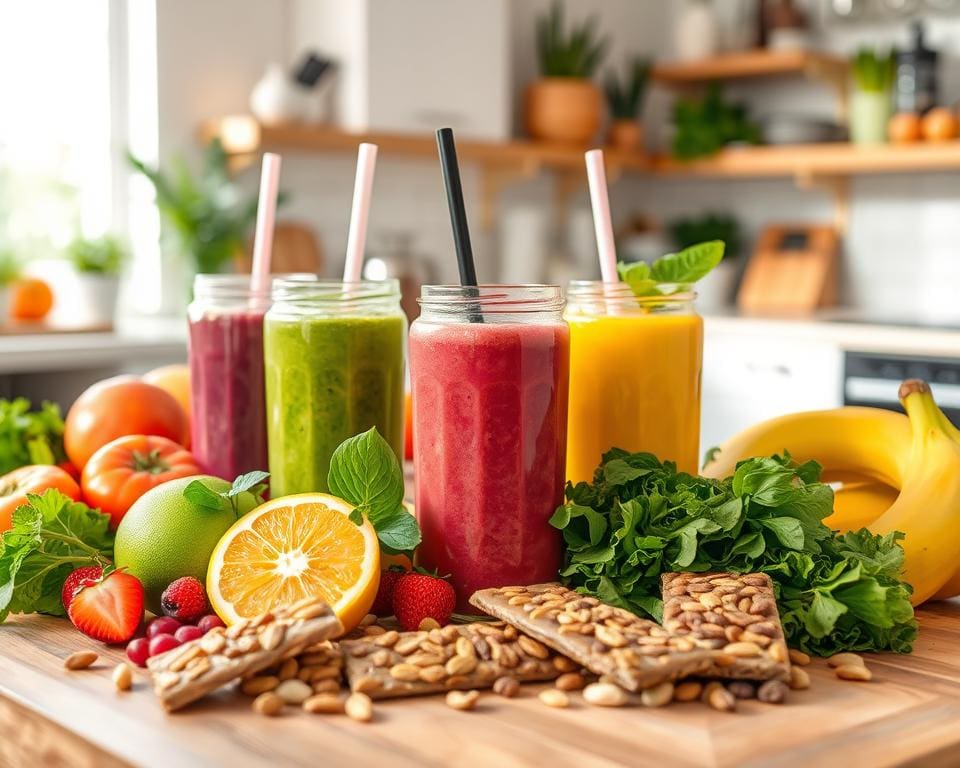 Verhoog je energie met gezonde smoothies en snacks