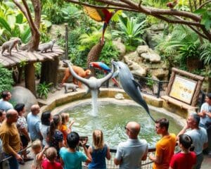 Bezoek een interactief dierenpark met educatieve shows