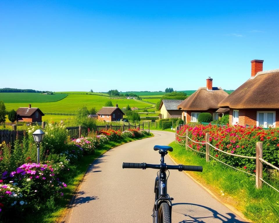 Geniet van een fietstocht langs pittoreske dorpjes