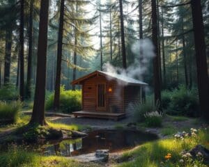 Ontsnap naar een geheime sauna in de natuur