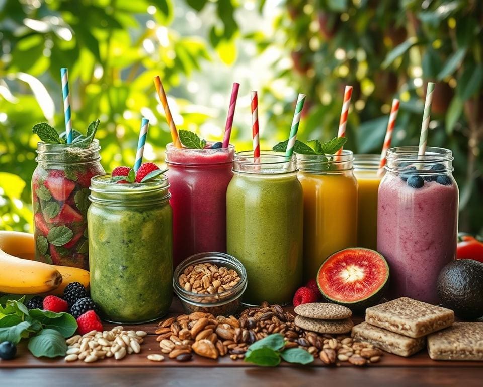 Verhoog je energieniveau met gezonde smoothies en snacks