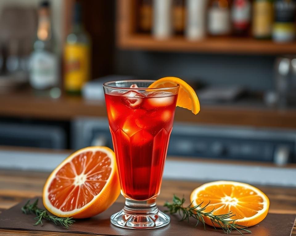 cocktail met sinaasappel