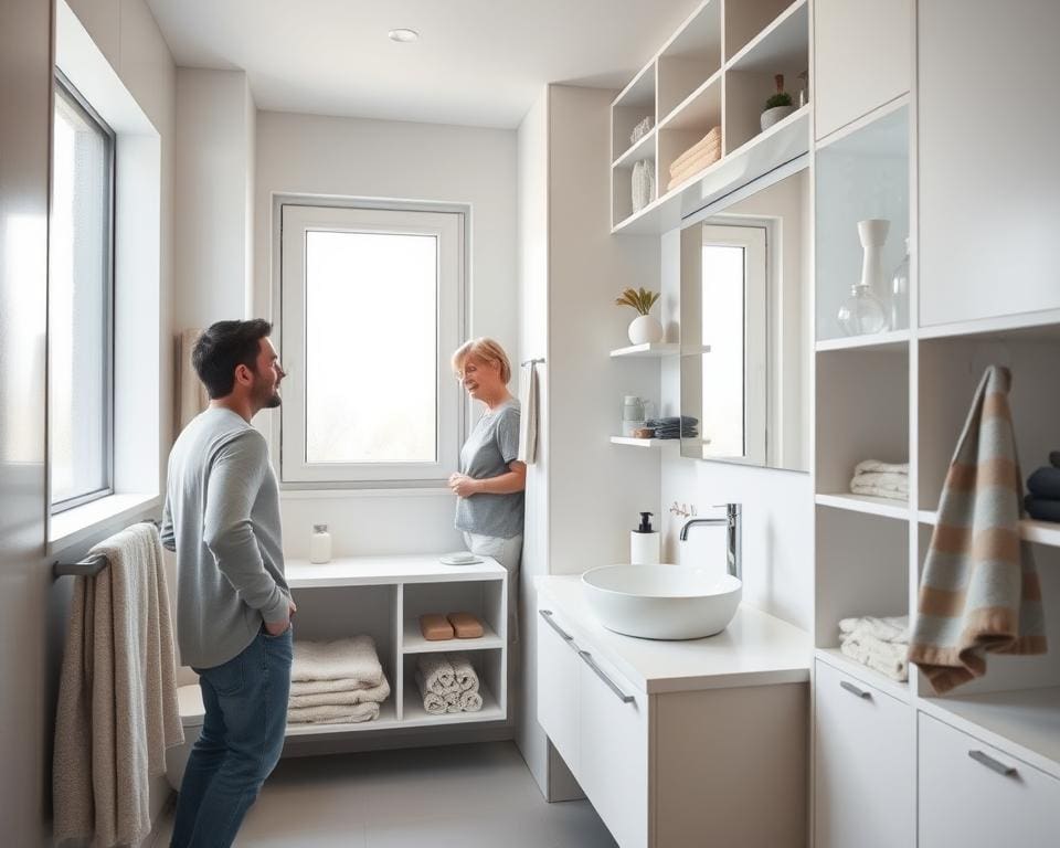 Wat zijn slimme opbergoplossingen voor kleine badkamers?