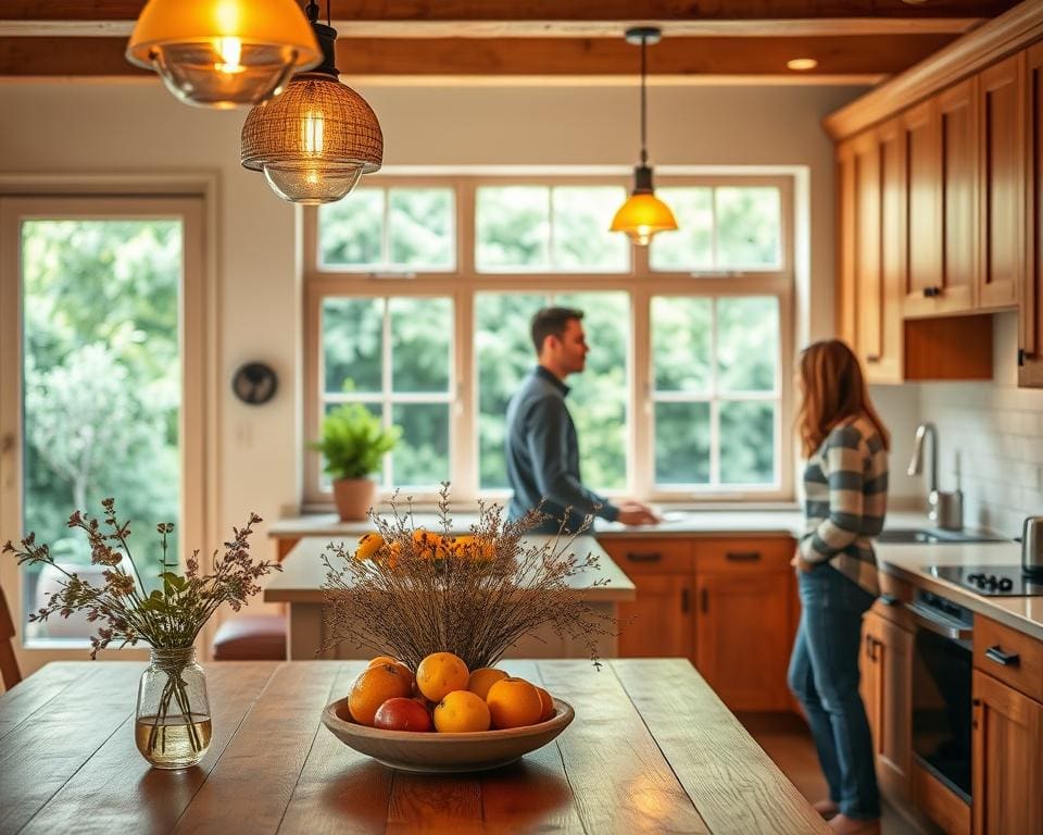 keuken inspiratie warme tinten
