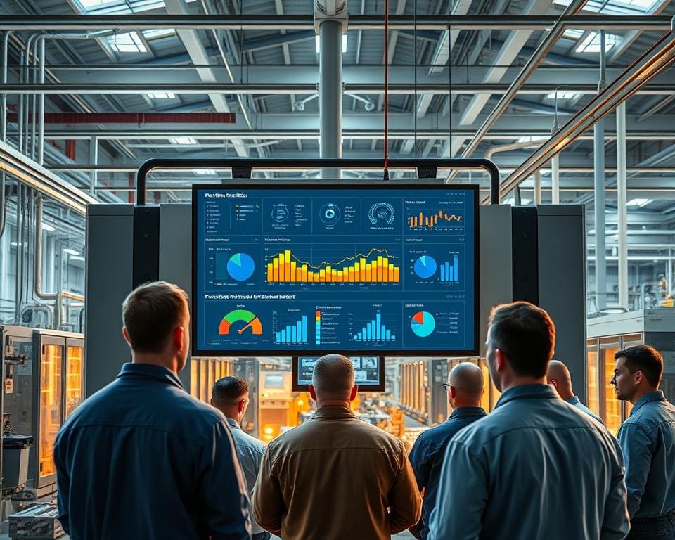 Wat is de rol van real-time dashboards in productie?