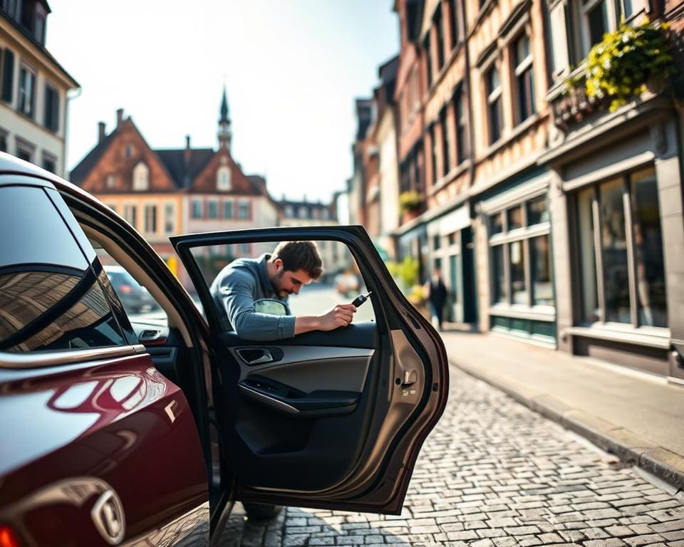 autoslot openen Lier