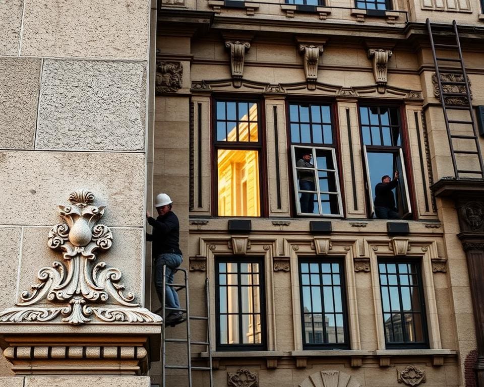 gevelrenovatie en historisch erfgoed behoud