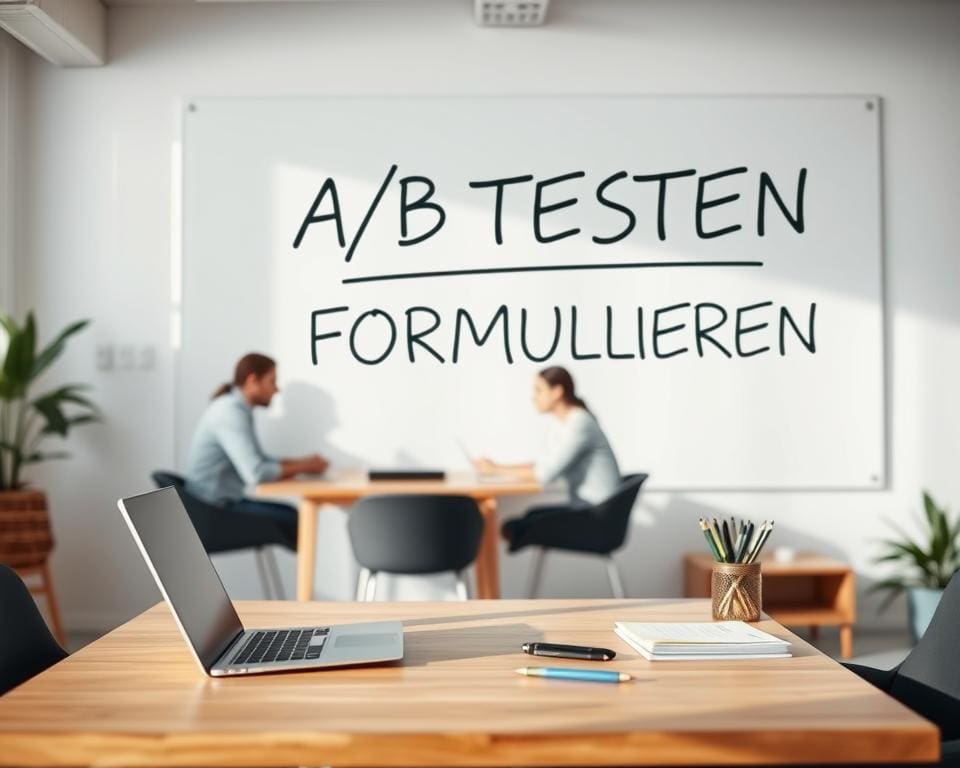 A/B testen formulieren