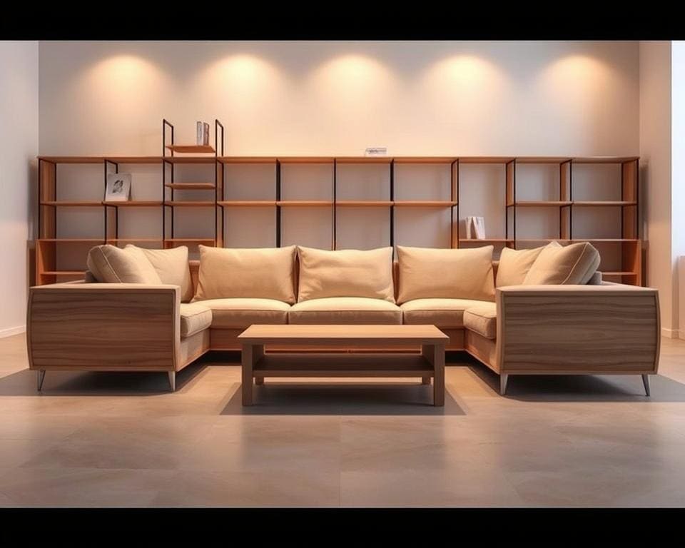 Flexibel meubelontwerp voor multifunctionele kamers