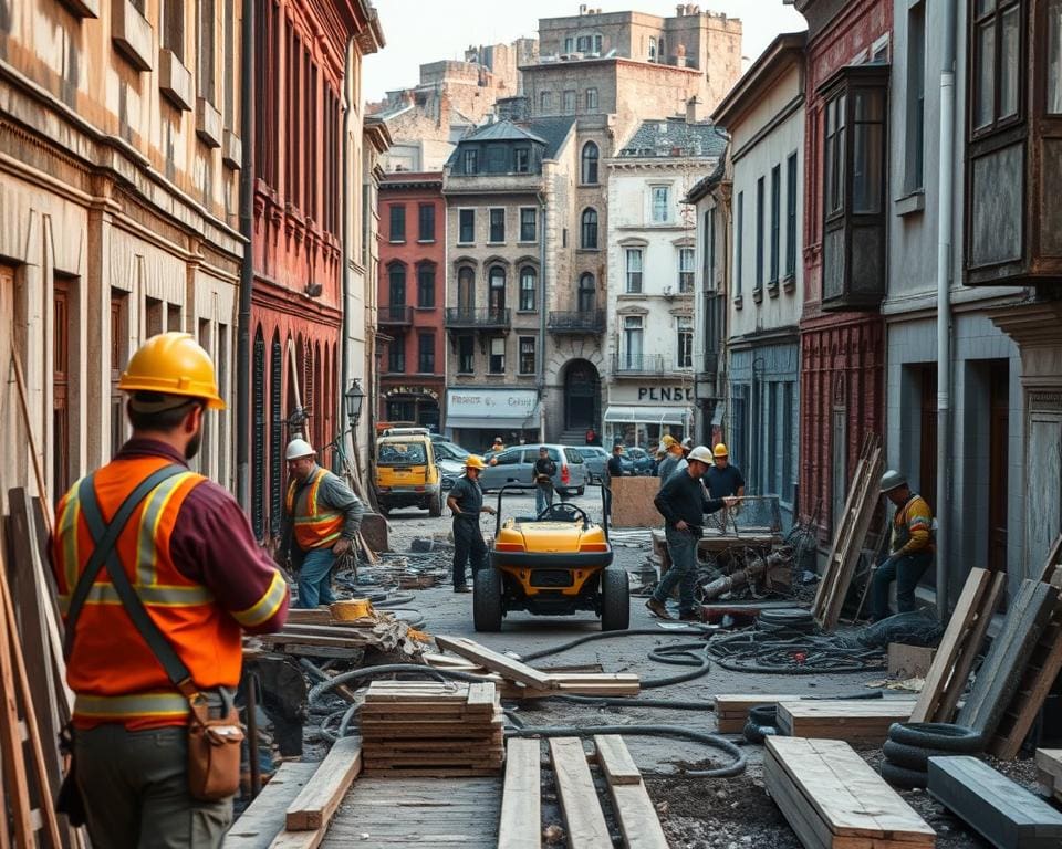 Hoe werk je met aannemers in beschermde wijken?