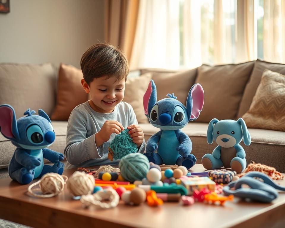 Knutselt jouw kind graag met Stitch of Bluey?