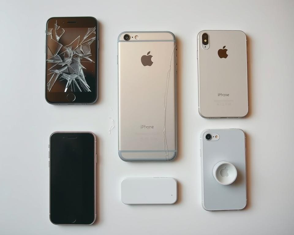 Wat zijn de meest voorkomende iPhone-schadegevallen?
