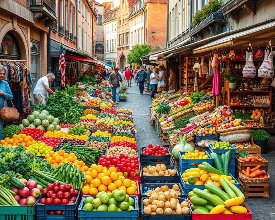 Lokale Belgische markten vol producten die je niet mag missen
