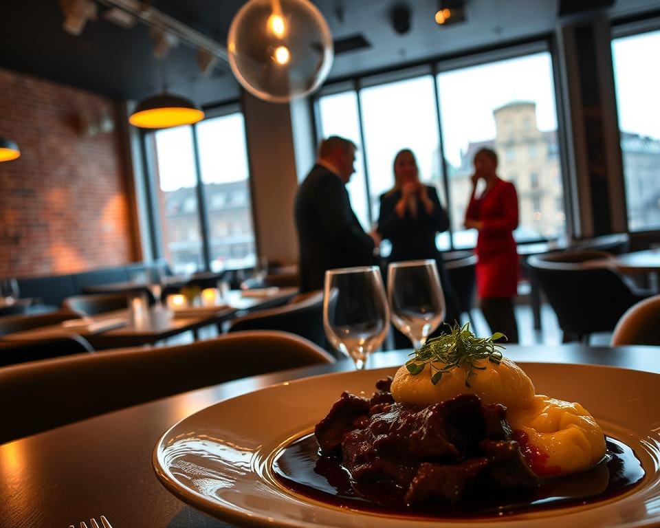 Traditionele Belgische gerechten in moderne restaurants