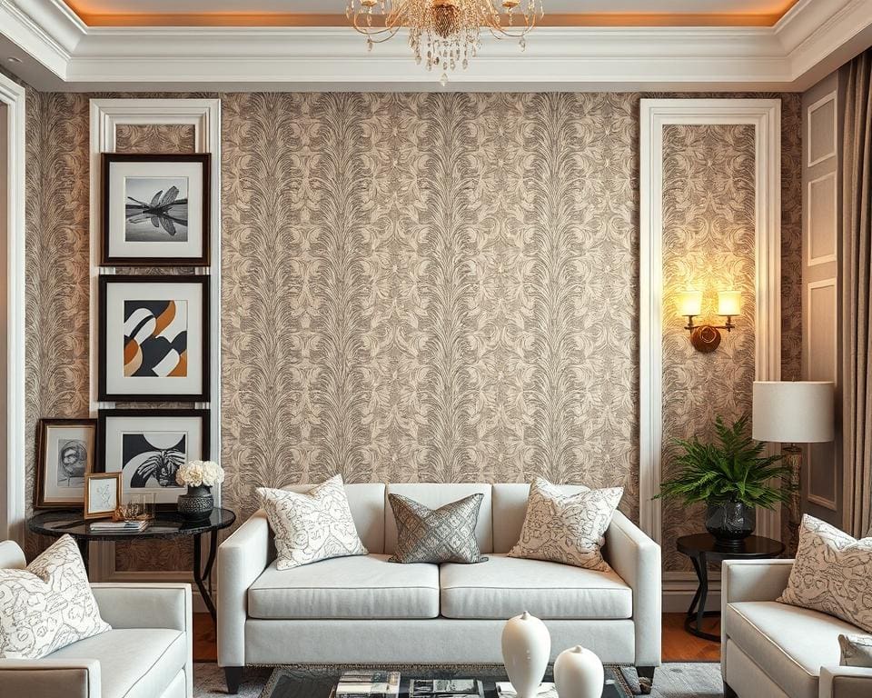 chique wanddecoratie met Arte behang