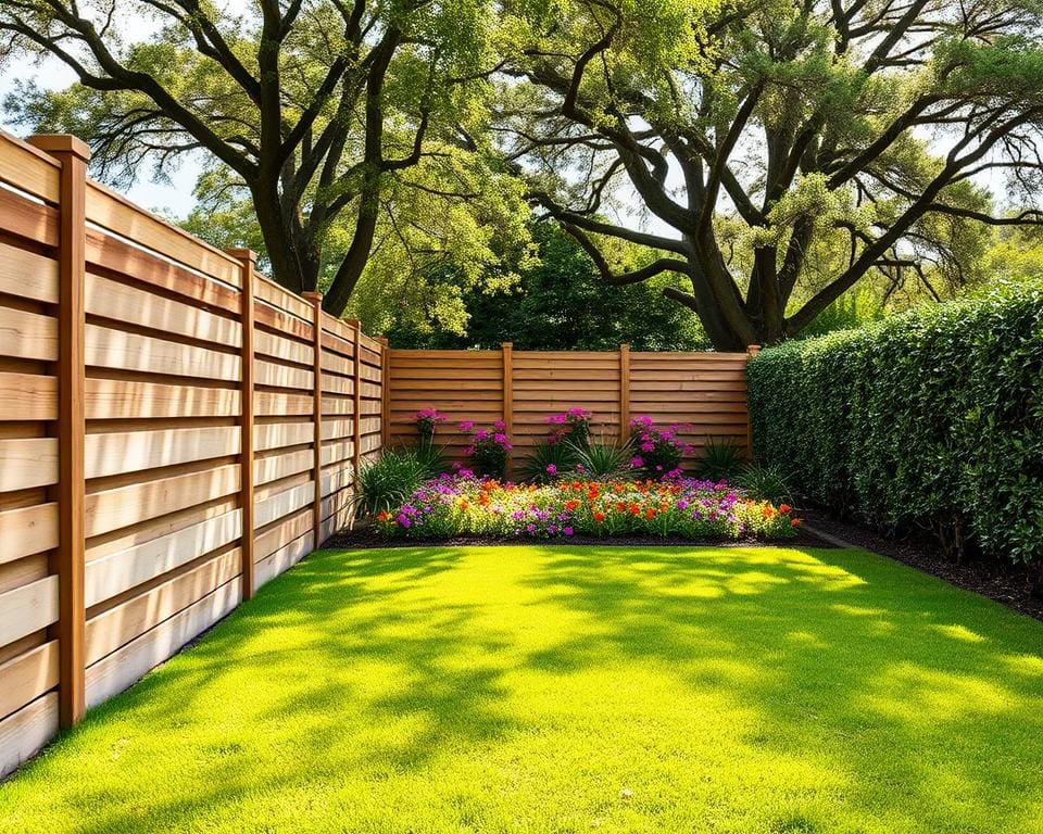 afsluiting op maat voor tuin